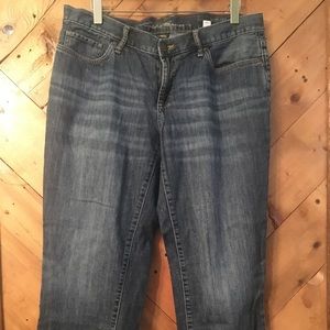 Eddie Bauer boyfriend cropped jeans